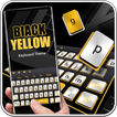 Black Yellow Keyboard Theme
