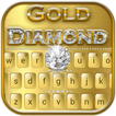 Luxury Gold Diamond Keyboard Theme