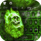 Thème du clavier Hellfire Skull icône