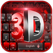 ”3D Cool Red and Black Keyboard