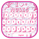 I Love Music Notepad Keypad Theme APK