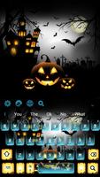Scary Ghost Night Halloween Keyboard capture d'écran 3