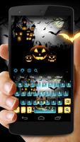 Scary Ghost Night Halloween Keyboard ảnh chụp màn hình 1