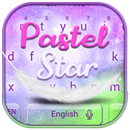 Cute Feather Pastel Star Keyboard Theme APK