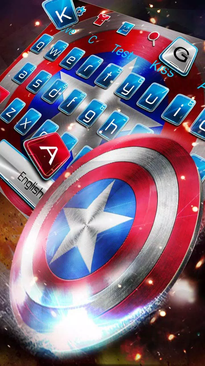 Captain America Shield Keyboard Theme APK for Android Download