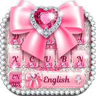 ikon Pink bow diamond keyboard