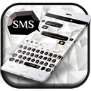 SMS Black and White Keyboard APK