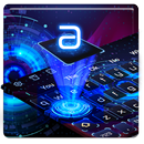 Clavier Hologramme Violet Neon APK