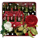 Motyw klawiatury 2018 Roses Floral aplikacja