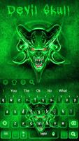 Devil Skull Scary Evil Keyboard Theme 스크린샷 3