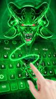 Devil Skull Scary Evil Keyboard Theme poster