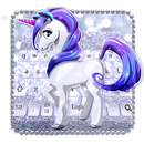 Silver Unicorn Keyboard APK