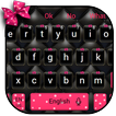 Beautiful Pink Bowknot Keyboard Theme