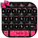 Beautiful Pink Bowknot Keyboard Theme APK