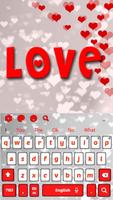 Beautiful Love Heart Keyboard capture d'écran 3