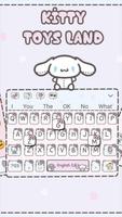 Cute Kitty Toys Land keyboard 스크린샷 1