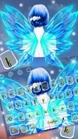 Fairy Wings Girl Keyboard Theme Affiche