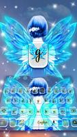 Fairy Wings Girl Keyboard Theme capture d'écran 1