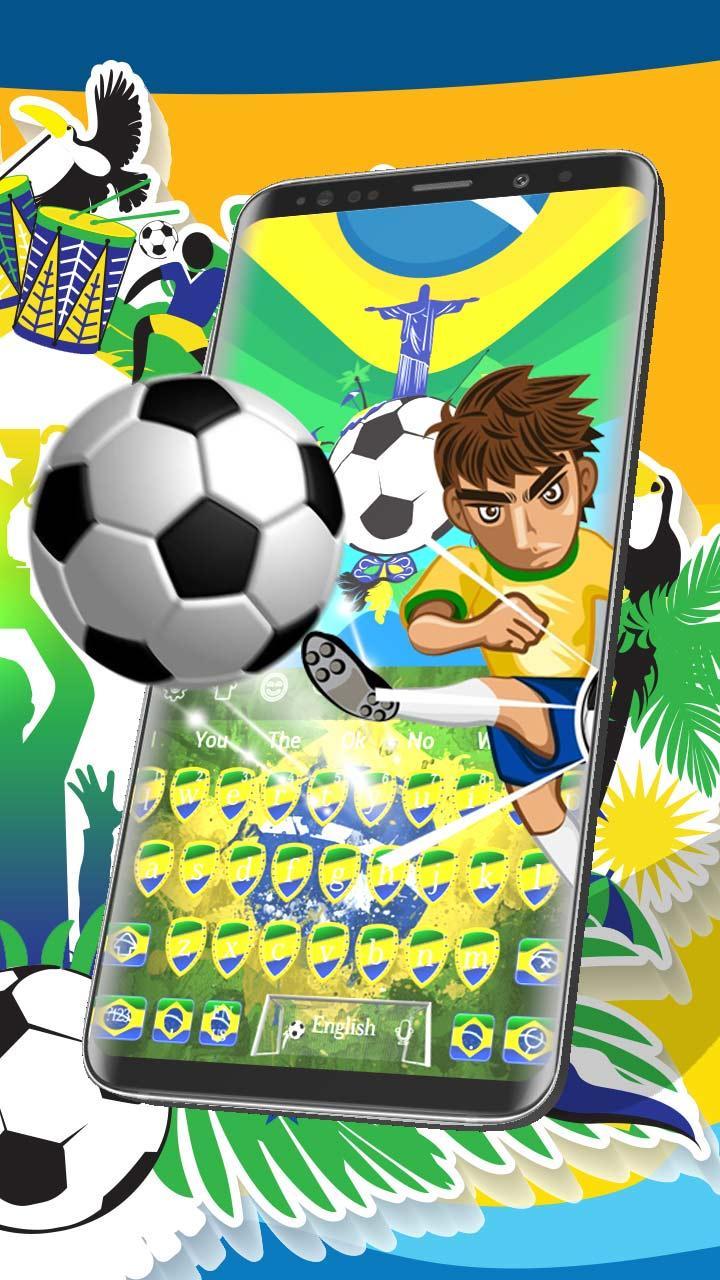 Android 用の ブラジルサッカーキーボード Apk をダウンロード