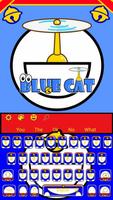 Blue Cat Diamond Kawaii Keyboard تصوير الشاشة 3