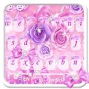 Shining Diamond rose Keyboard Theme APK