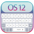 Teclado elegante do OS 12 ícone
