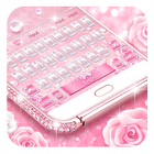 Pink Diamond Keyboard Theme icône