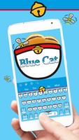 Cartoon Blue Cat Theme 포스터
