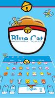 Cartoon Blue Cat Theme screenshot 2