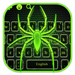 Neon Green Spider Keyboard Theme