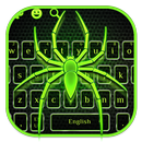 Neon Green Spider Keyboard Theme APK