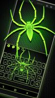 Neon Green Spider Affiche