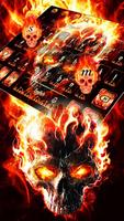 Horror Flame skull Keyboard Theme स्क्रीनशॉट 2