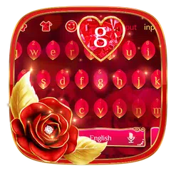 Luxurious Red Rose Keyboard Theme 🌹 APK 下載