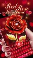 Luxurious Red Rose Keyboard Theme 🌹 Poster