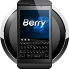 Berry Black Button Phone आइकन