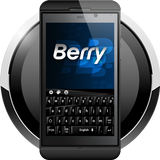 Berry Black Button Phone icône