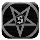 Noir Pentacle Clavier icône