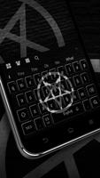 Noir Pentacle Clavier Affiche