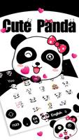 Cute Panda Keyboard Theme 截图 1