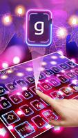 Sparkling Neon Lighting keyboard Theme capture d'écran 1