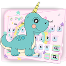 Cute Dinosaur Unicorn Keyboard Theme APK