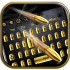 Gunnery Revolver Bullet Keyboard-icoon