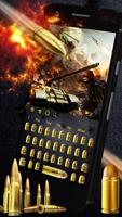 Gunnery Revolver Bullet Keyboard-poster