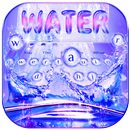 Thème du clavier de l'eau bleue APK