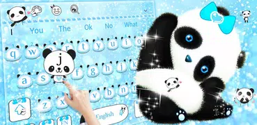 Cute Panda Keyboard Theme
