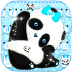 Panda bonito teclado Tema