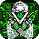 Green lady rasta keyboard aplikacja