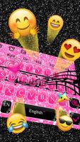 Black Pink Girls Keyboard screenshot 2