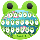 Cute Frog Big Eyes keyboard Theme ikona